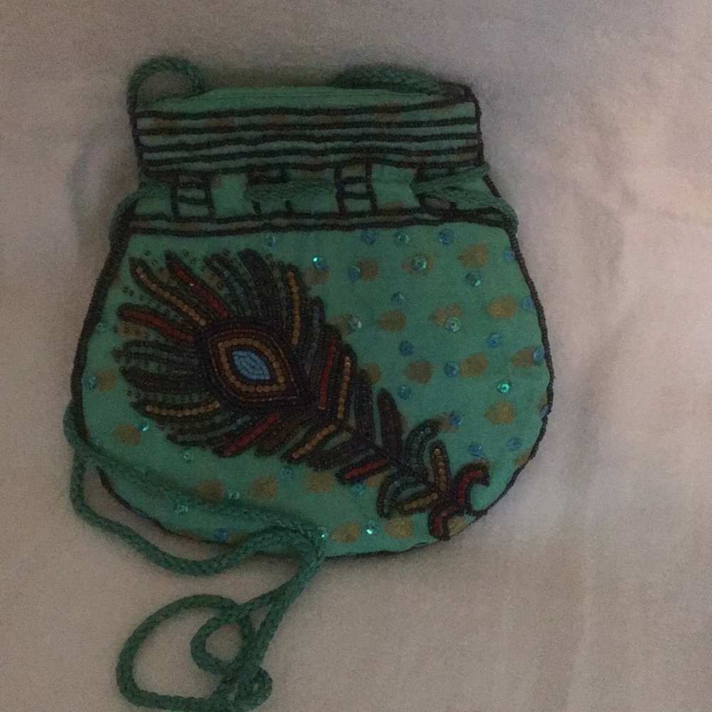 Hand beaded purse